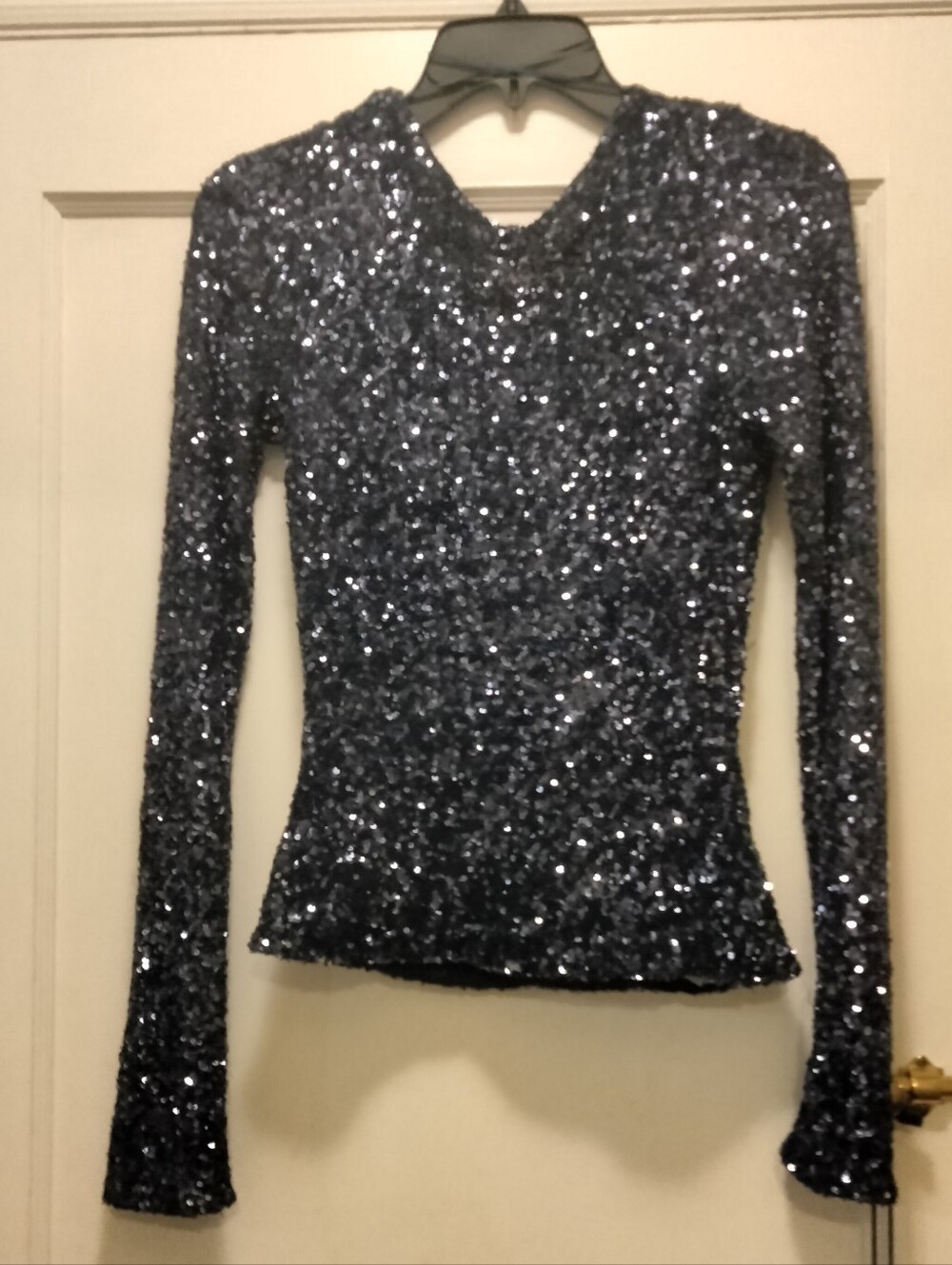 NWOT Size S Intimately Free People Leading The Way Long Sleeve Sequin Top